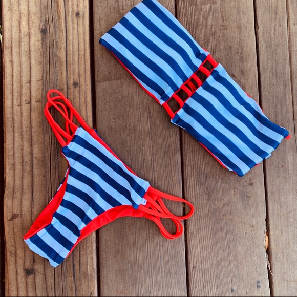 MARINE ♡ Printed Bikini Set - Picture 2 of 8